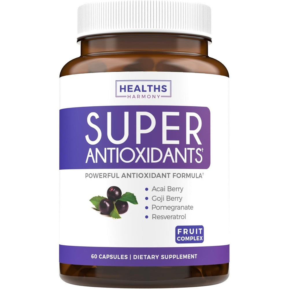 Healths Harmony Super Antioxidants supplement front view