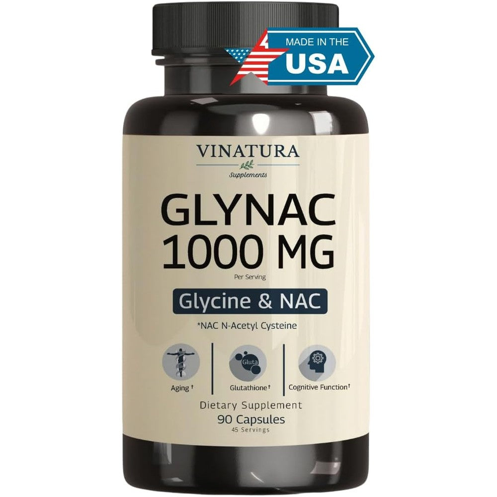 Vinatura Glynac 1000mg supplement bottle front view
