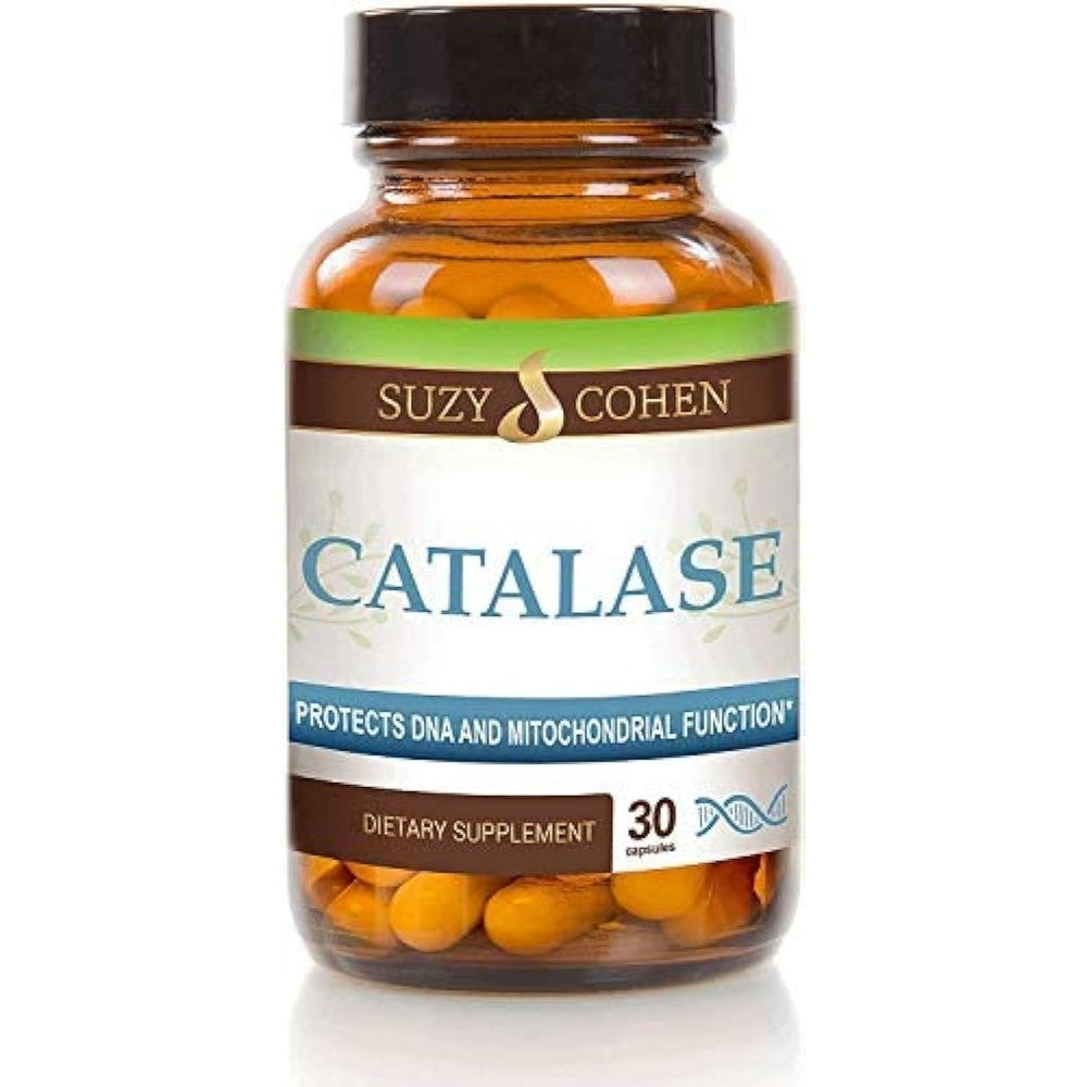 Script Essentials Suzy Cohen Catalase 12,500 CATu front bottle view