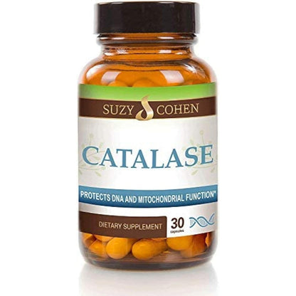 Script Essentials Suzy Cohen Catalase 12,500 CATu front bottle view