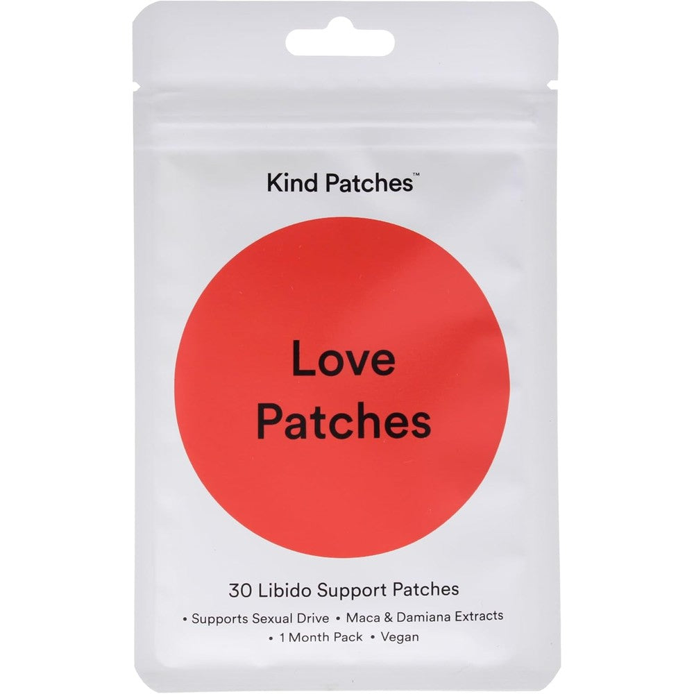 Kind Patches Love Patches 30 count pack front view natural libido booster