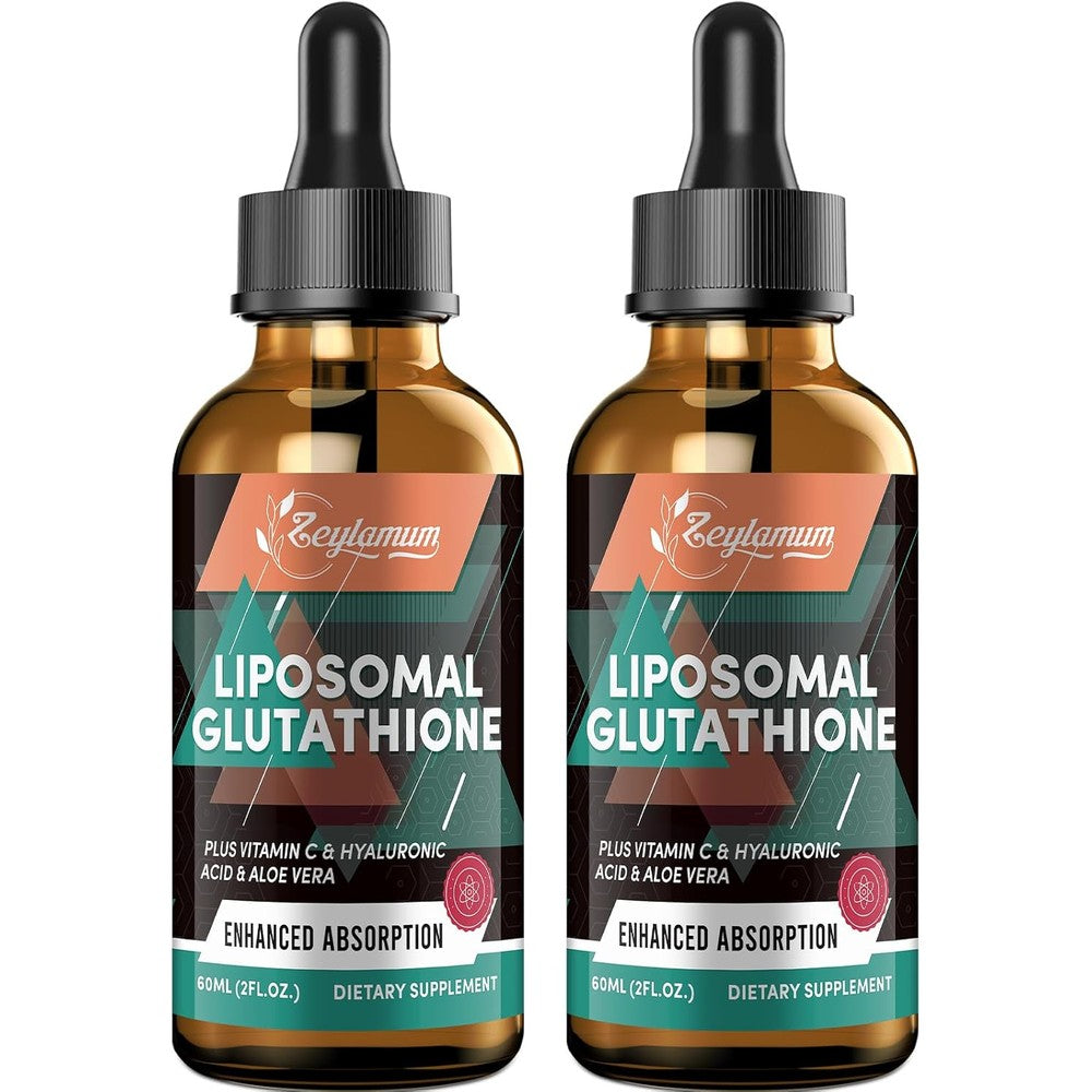 Zeylamum 2000mg Liposomal Glutathione liquid drops bottle front view