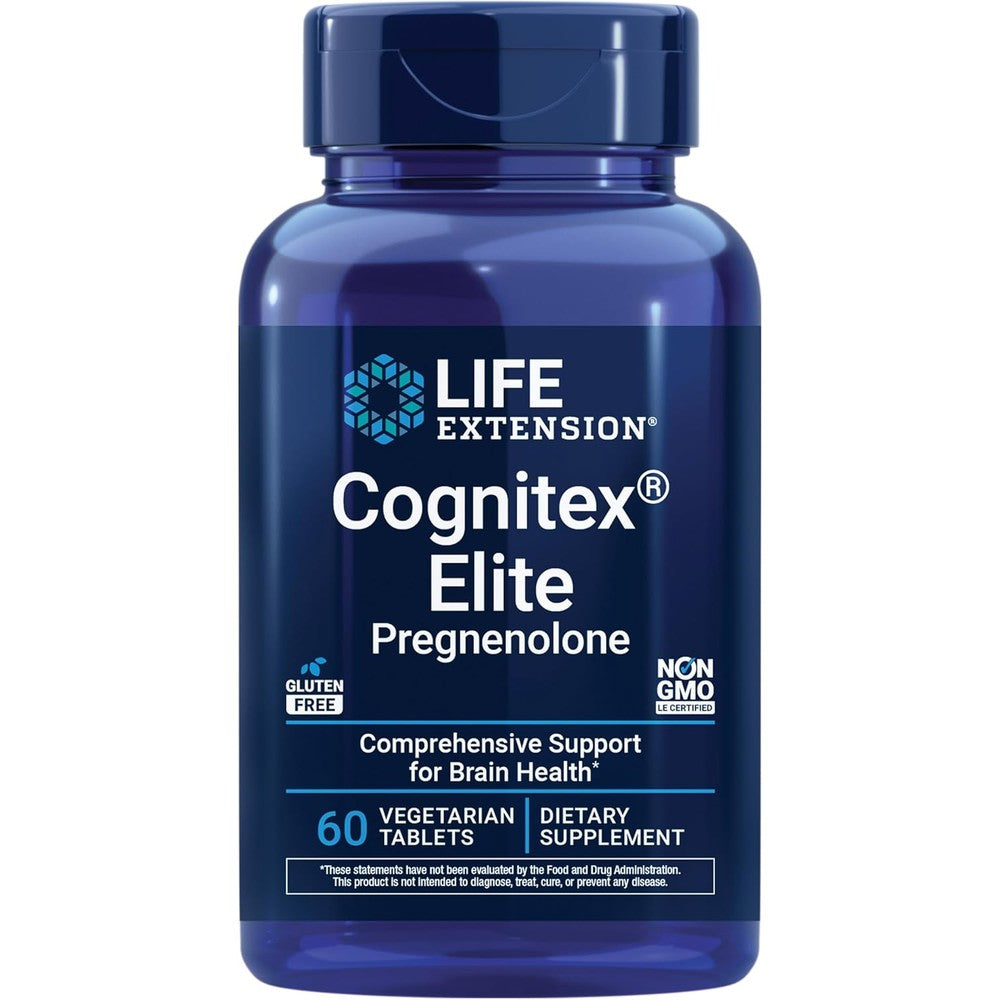 Life Extension Cognitex Elite Pregnenolone bottle front view