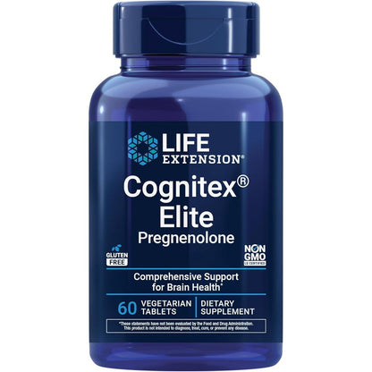 Life Extension Cognitex Elite Pregnenolone bottle front view