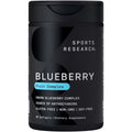Sports Research organic blueberry concentrate capsules front view bottle packaging