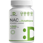 Deal Supplement N-Acetyl Cysteine NAC 1000 Milligrams Per Serving With Reduced Glutathione For Immune And Liver Health 240 Capsules