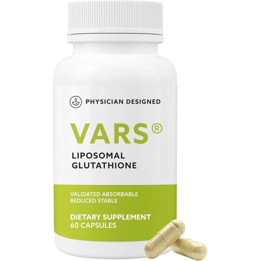 Physician Designed VARS Liposomal Glutathione 60 count bottle front view