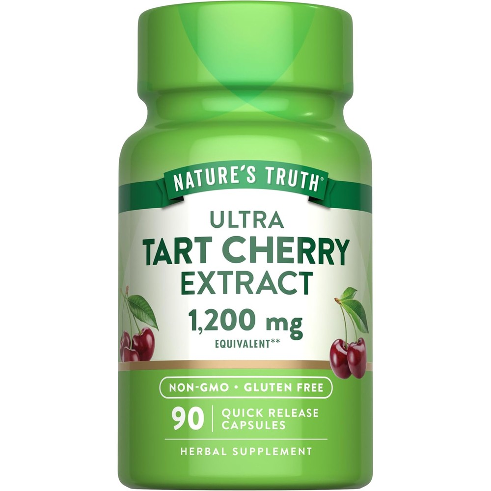 Nature's Truth Tart Cherry Extract 1200mg bottle front view