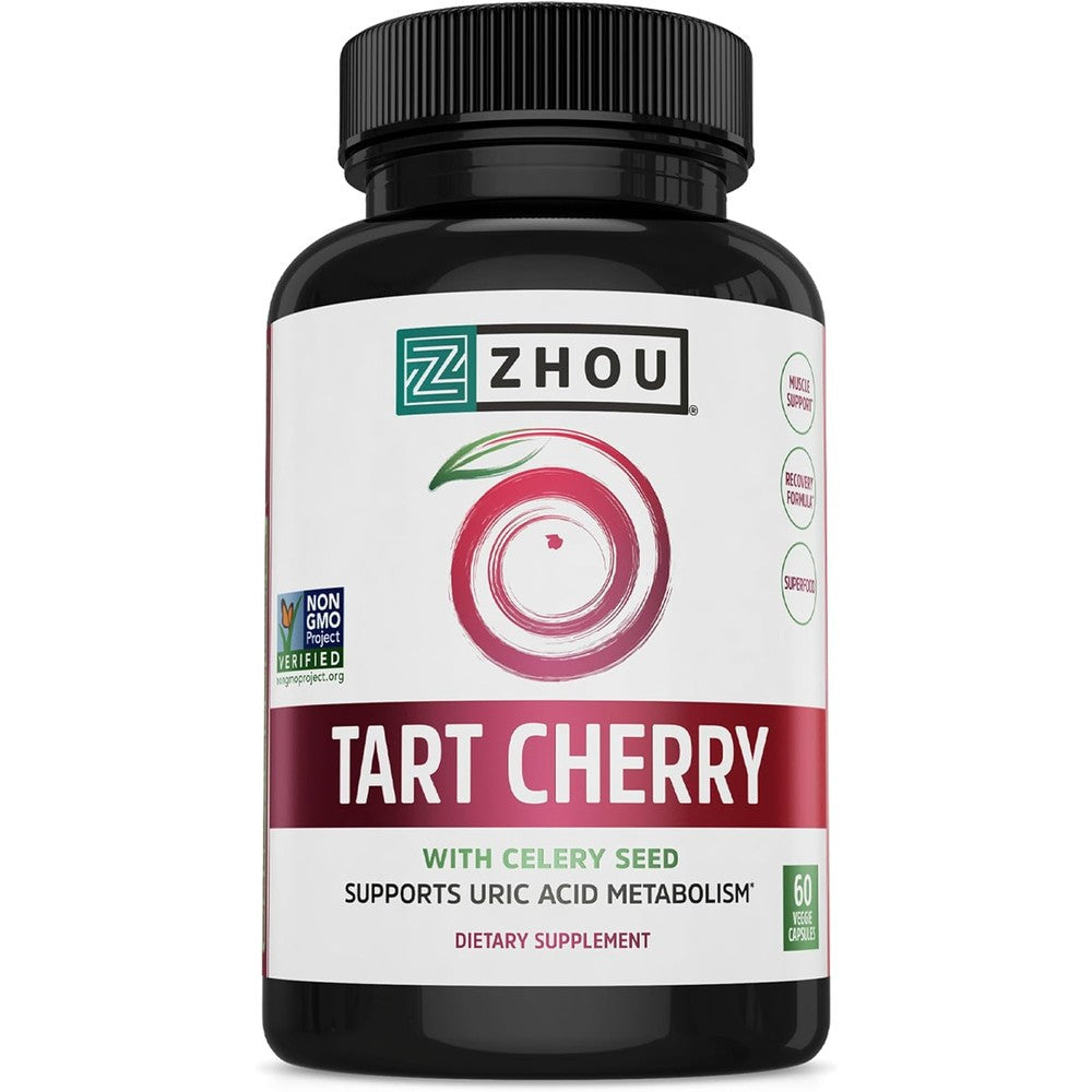 Zhou Tart Cherry Extract Plus Celery Seed front bottle view
