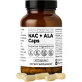 Santa Cruz Paleo NAC and ALA Capsules front view bottle with antioxidant supplement labeling