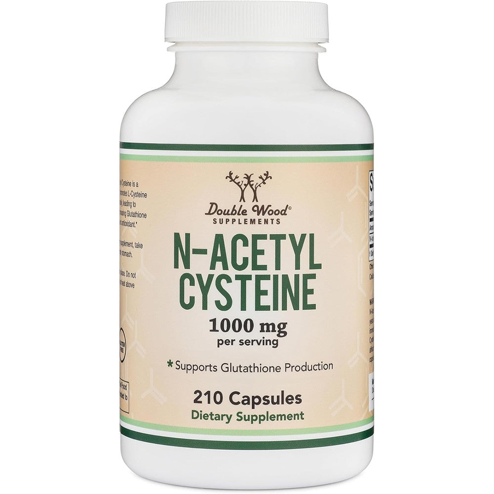 Double Wood Supplements NAC N-Acetyl Cysteine bottle front view