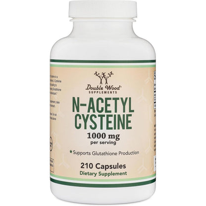Double Wood Supplements NAC N-Acetyl Cysteine bottle front view