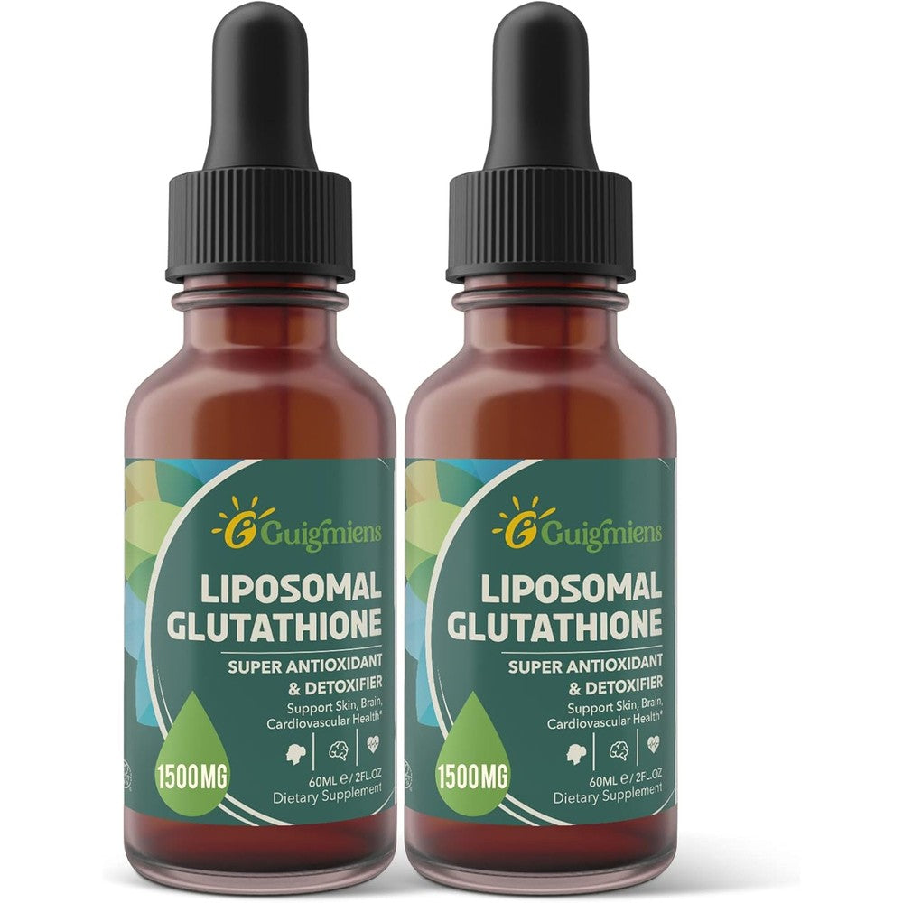 Guigmiens Liposomal Glutathione 1500mg liquid bottle front view