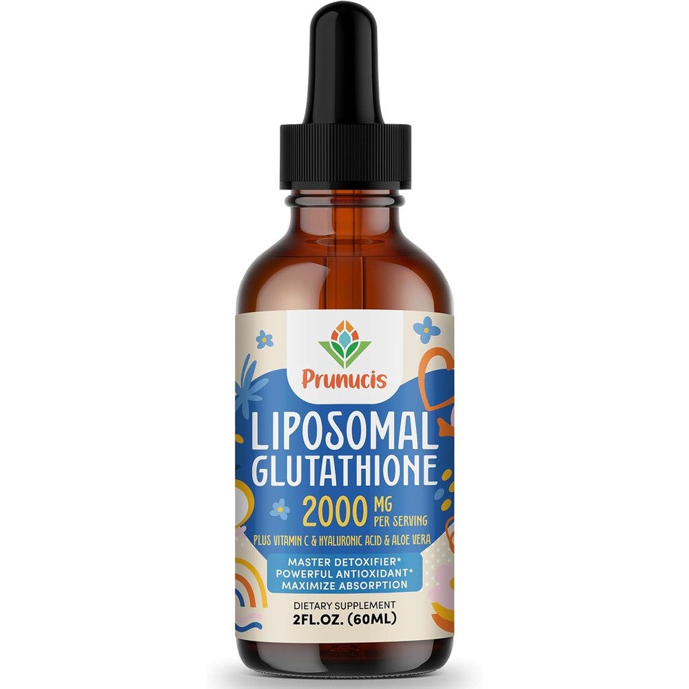 Prunucis Liposomal Glutathione Liquid bottle front view antioxidant supplement
