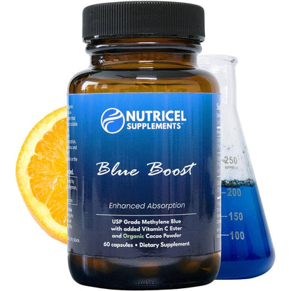 Nutricel Supplements Methylene Blue Capsules bottle front view