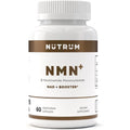 Nutrum NMN supplement bottle front view with extra strength longevity label