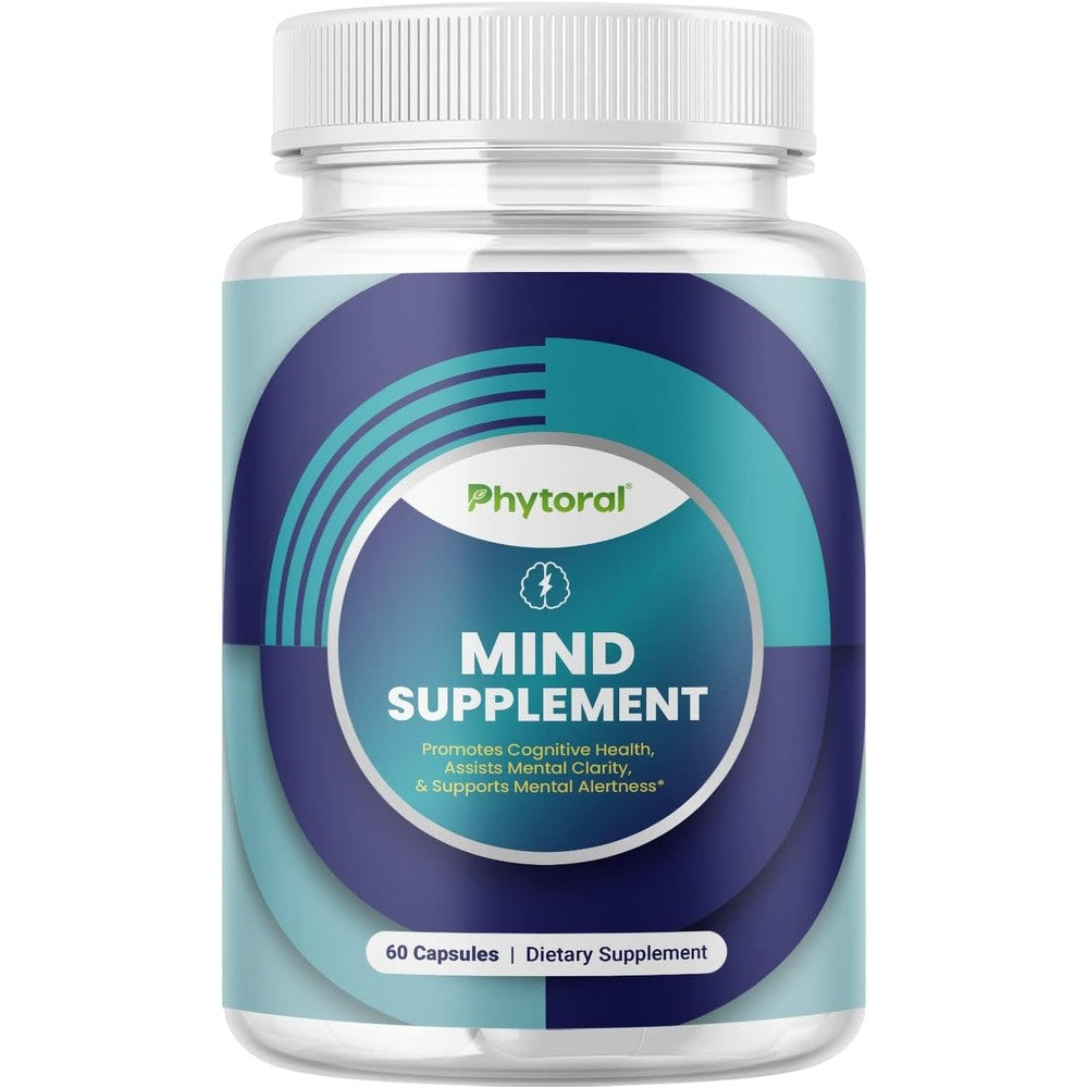 Phytoral Nootropic Brain Supplement front view bottle for memory enhancement