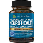 NutraHerbals Neuro Health Brain Booster front view bottle packaging