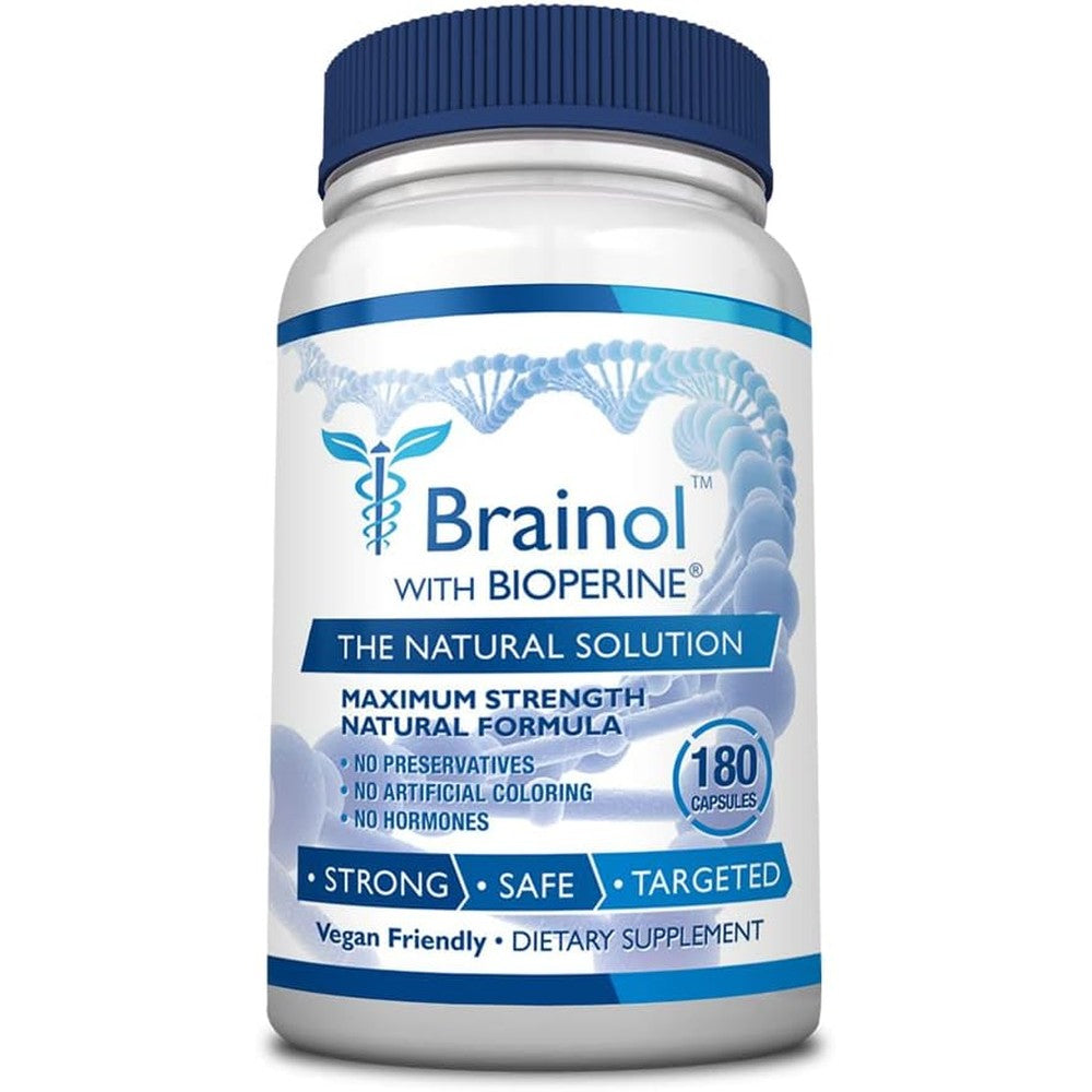 Fungavir Brainol nootropic brain support supplement front view bottle