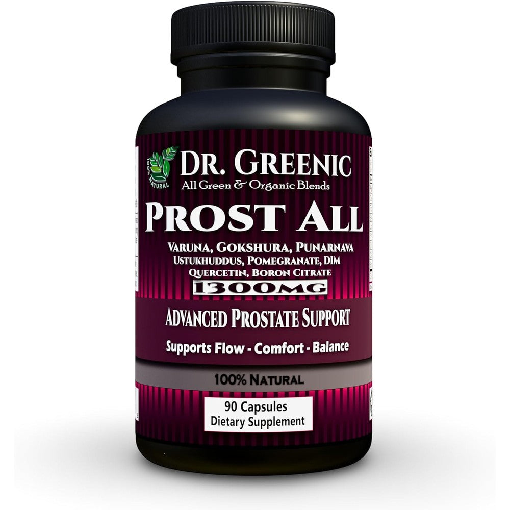Dr. Greenic Prost All Advanced Prostate Support 90 capsules bottle front view