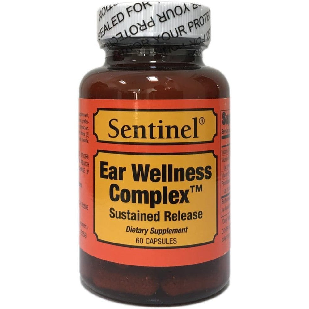 Sentinel Premium Ear Wellness Complex bottle front view for tinnitus support