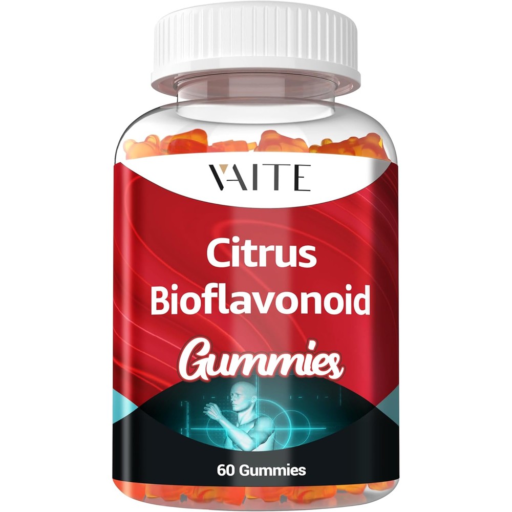 VAITE Citrus Bioflavonoid Gummies 1000mg bottle front view premium USA dietary supplement