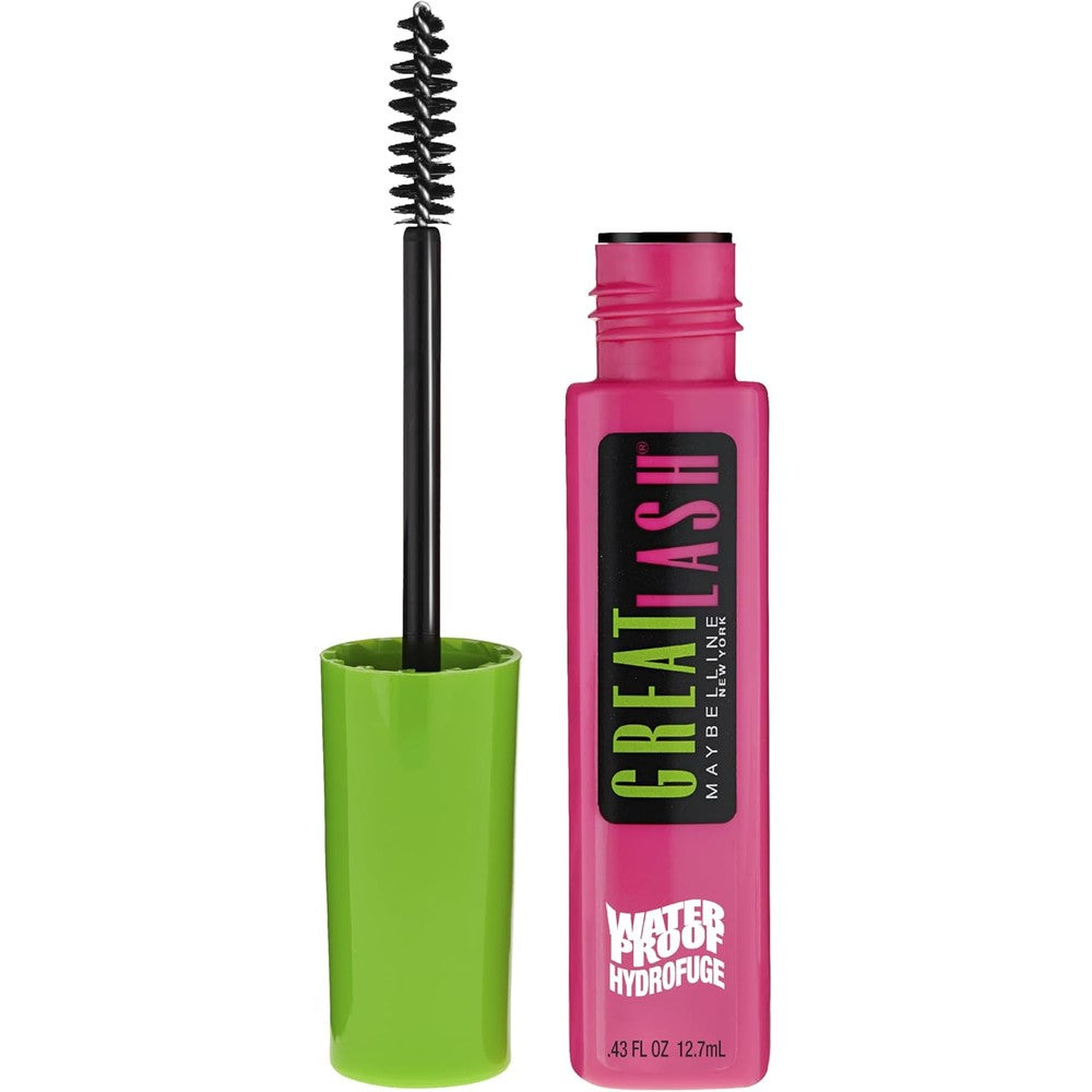 Maybelline Great Lash Waterproof Mascara Very Black front view