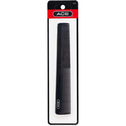 Goody Ace All Purpose Hair Comb 7 Inch black front view