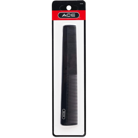 Goody Ace All Purpose Hair Comb 7 Inch black front view