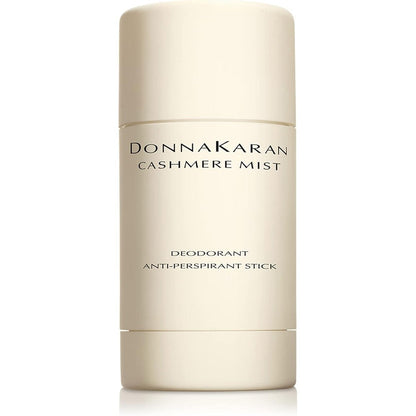 Donna Karan Cashmere Mist Antiperspirant Deodorant Stick front view of the luxury packaging