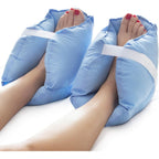 DMI Heel Cushion Protector Pillow set front view for pressure sore relief.
