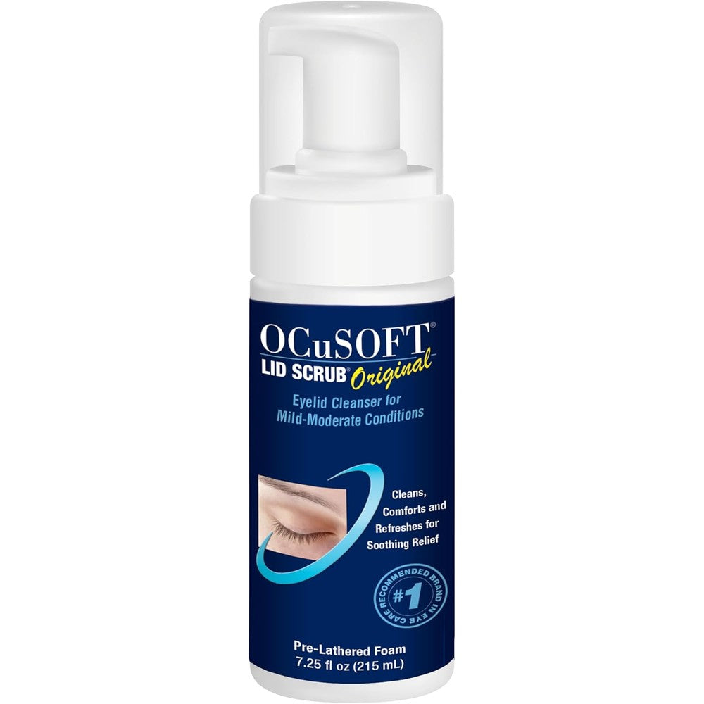 OCuSOFT Lid Scrub Original Foaming Eyelid Cleanser front view bottle packaging