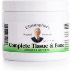 Christopher's Original Formulas Complete Tissue and Bone Ointment 4oz jar front view for joint support.