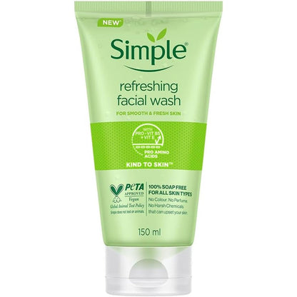 Simple Kind To Skin Refreshing Facial Wash Gel front view
