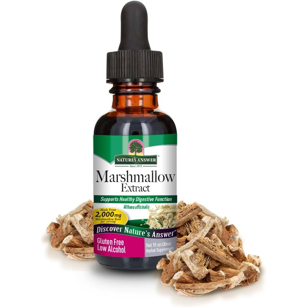 Nature's Answer Marshmallow Root Extract bottle front view