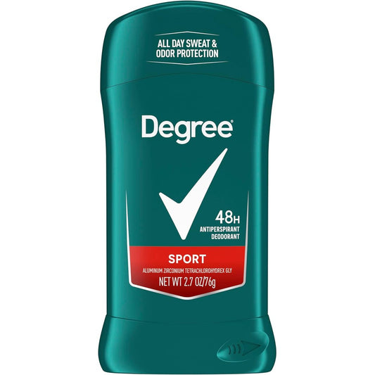 Degree Men Dry Protection Antiperspirant Deodorant Stick Sport 2.7 Ounce front view