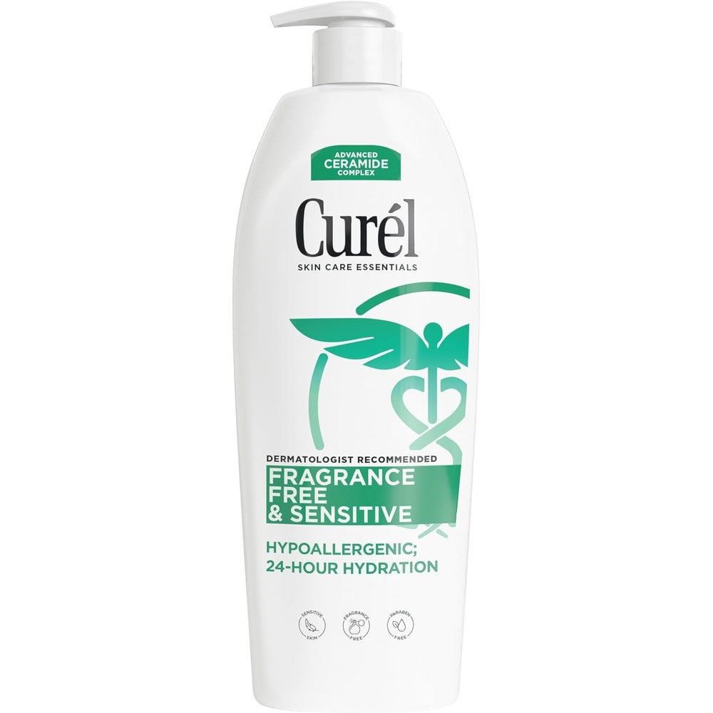Curel Fragrance Free Comforting Body Lotion 20 oz pump bottle for sensitive skin