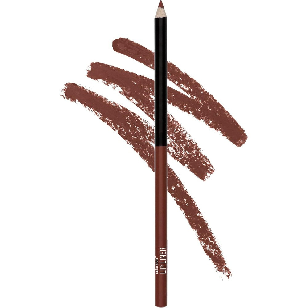Wet N Wild Color Icon Lip Liner Pencil Chestnut 711 front view long wearing makeup