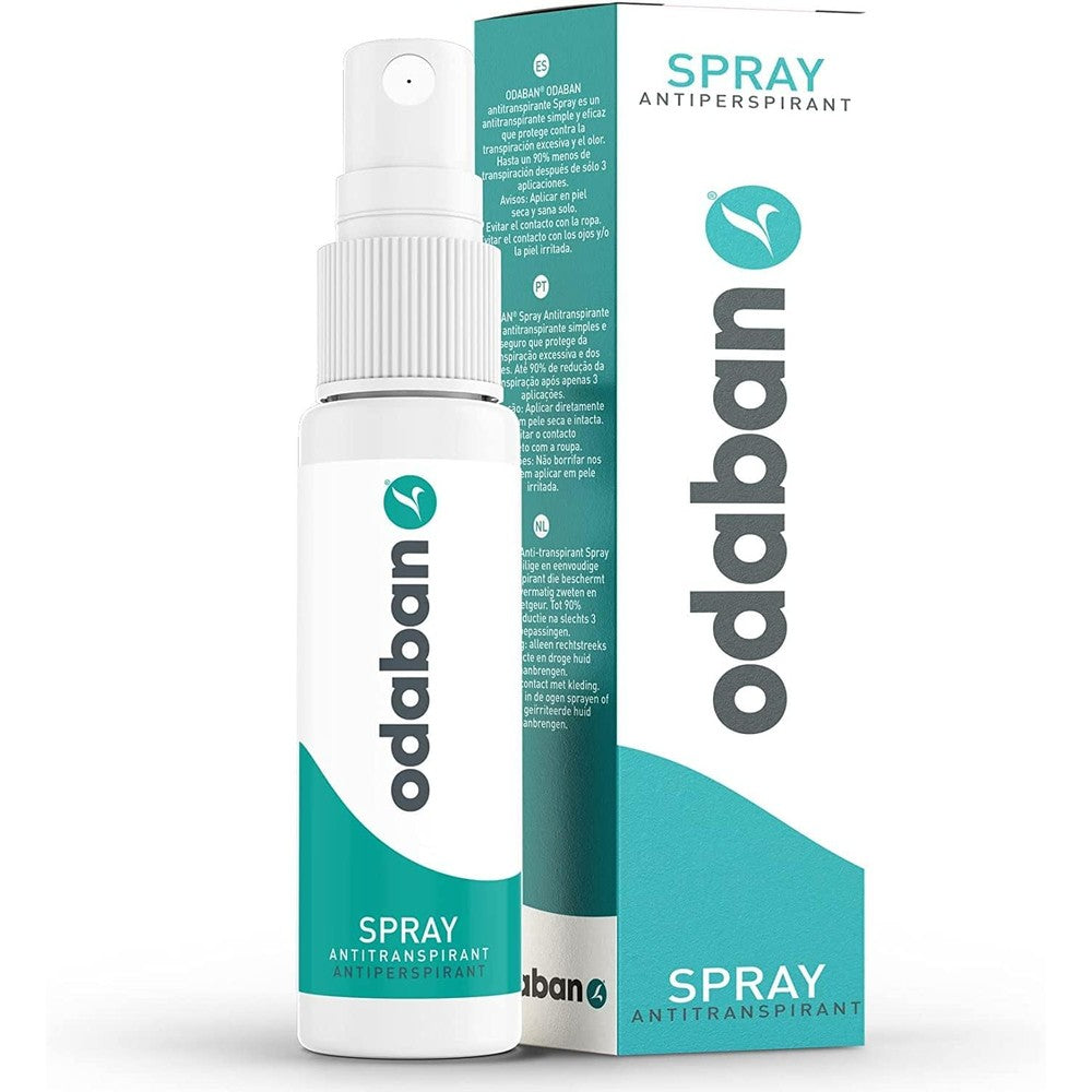 Odaban Antiperspirant Spray front view packaging