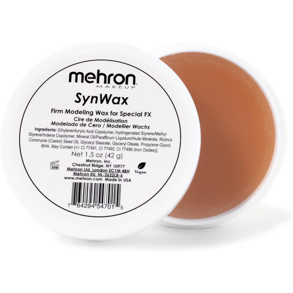 Mehron Makeup SynWax front view packaging container with net weight details