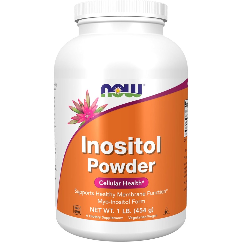 Now Foods Inositol Powder 454 Grams front view
