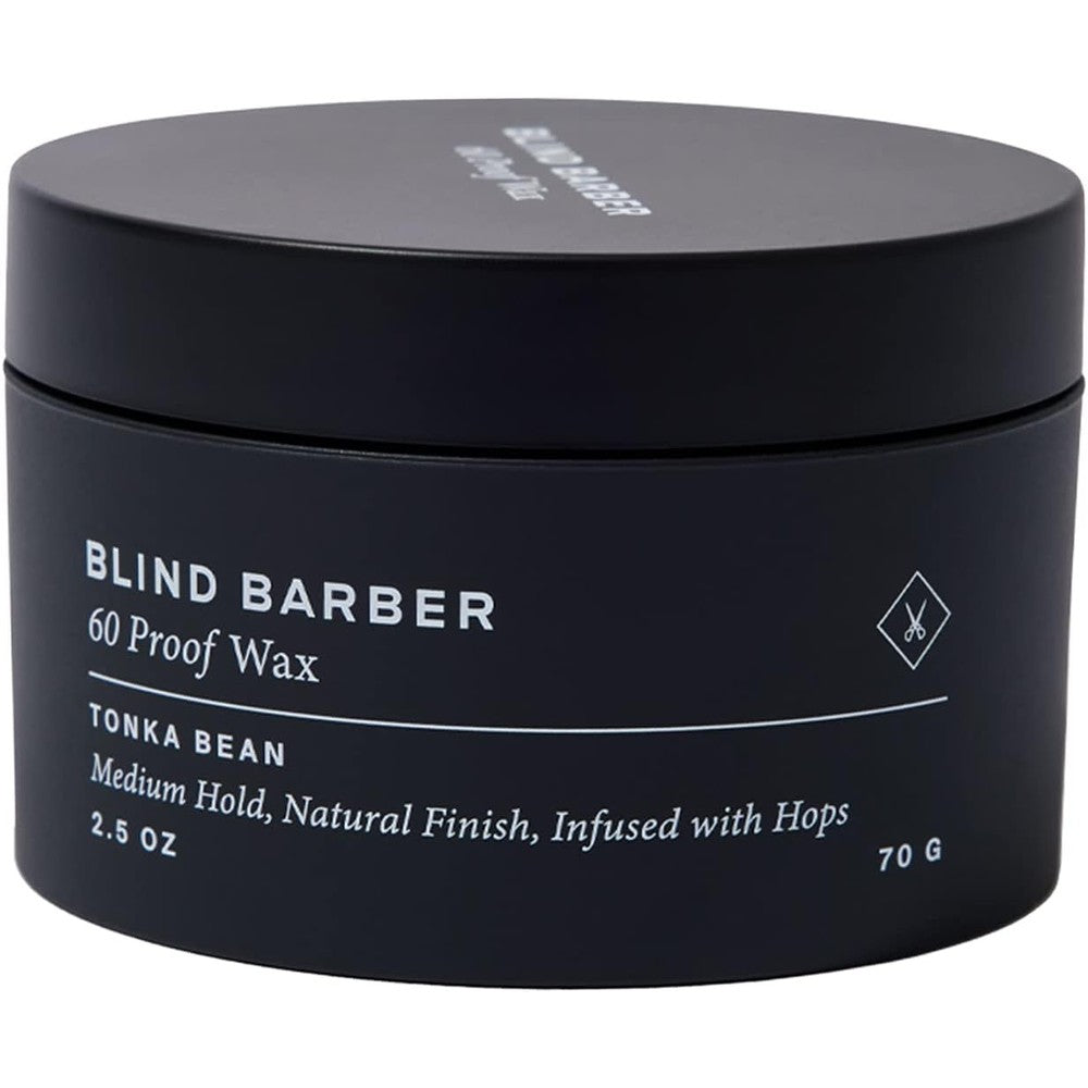 Blind Barber 60 Proof Hair Wax front view premium men's styling jar