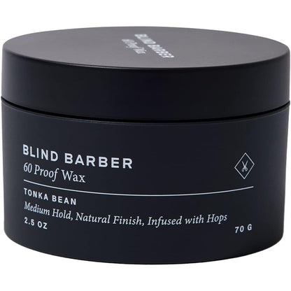 Blind Barber 60 Proof Hair Wax front view premium men's styling jar