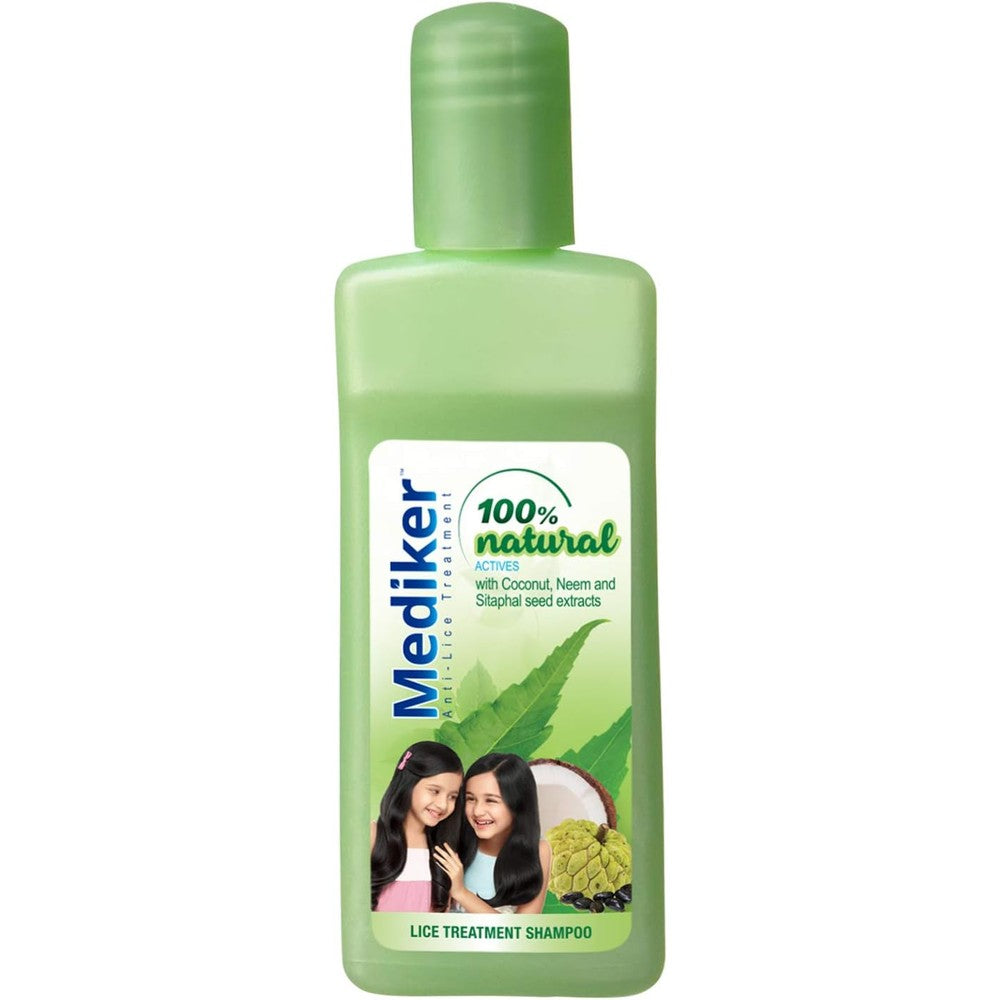 Mediker Anti Lice Treatment Shampoo 50ml front view bottle