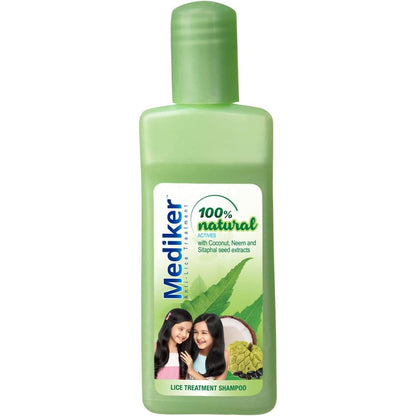 Mediker Anti Lice Treatment Shampoo 50ml front view bottle