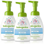 BabyGanics Alcohol-Free Foaming Hand Sanitizer, Pump Bottle, Fragrance Free, 8.45 oz, 3 Pack