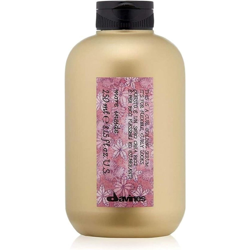 Davines More Inside Curl Building Serum front view styling bottle for curly hair definition