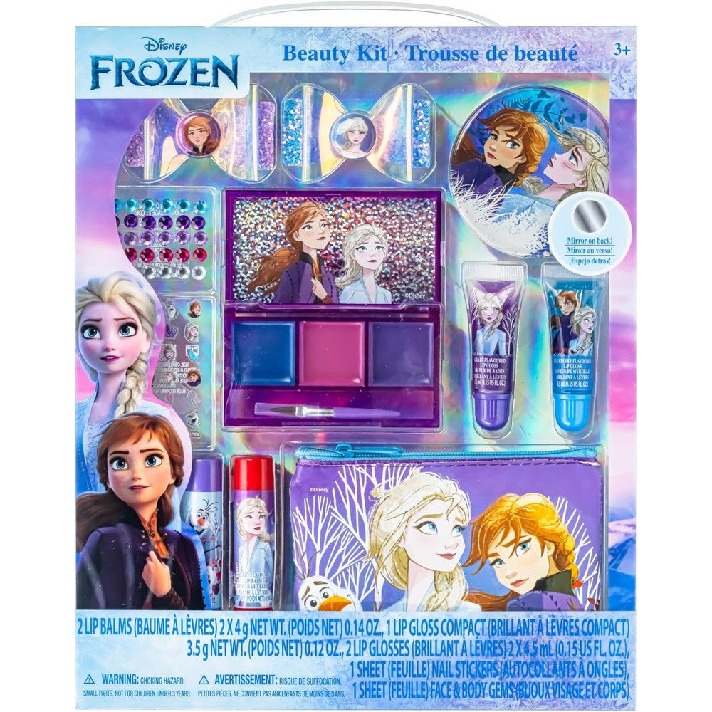 Townley Girl Disney Frozen Super Sparkly Makeup Kit front view packaging