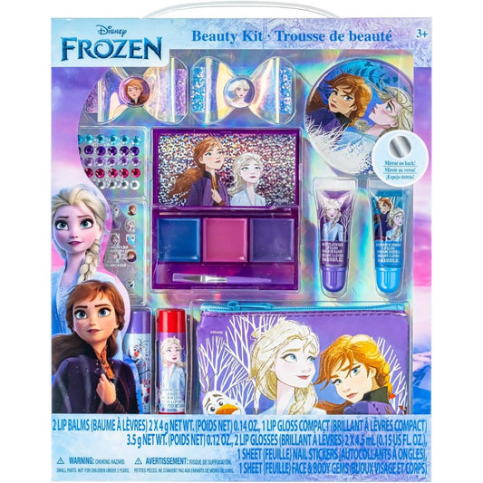 Townley Girl Disney Frozen Super Sparkly Makeup Kit front view packaging