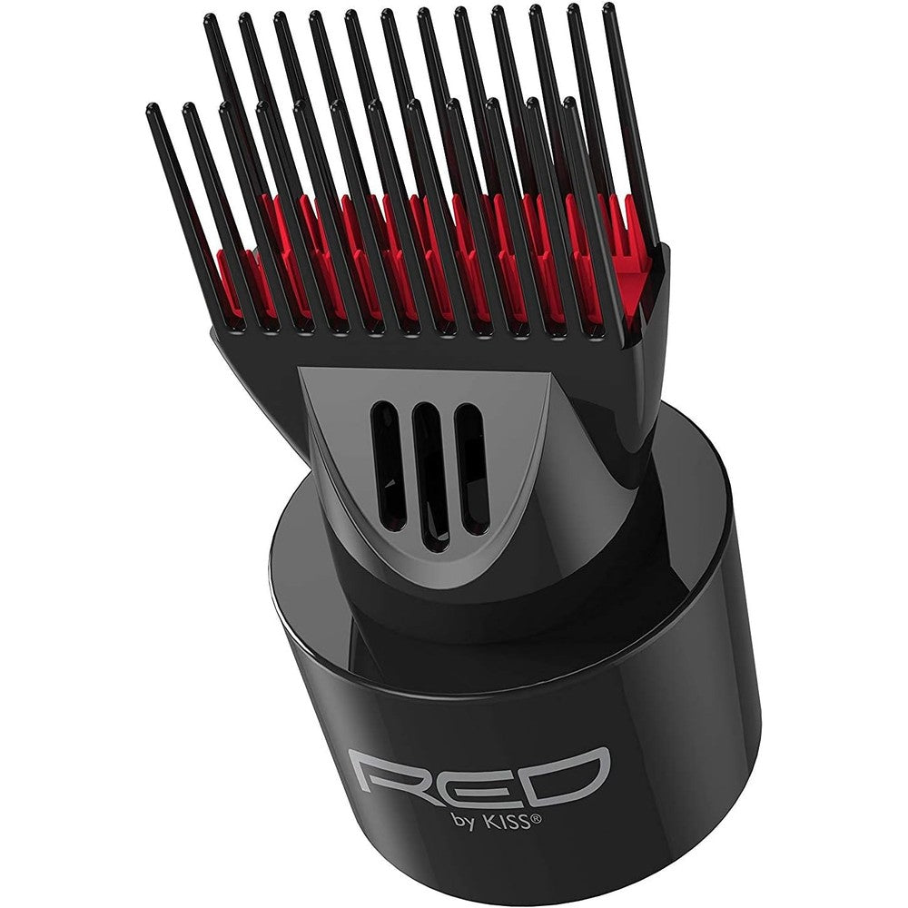 Red by Kiss universal detangling blow dryer styling pik front view